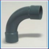 PVC elbow 75mm 90 ° 10bar <br>