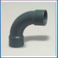PVC elbow 75mm 90 ° 16bar <br>