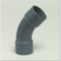 PVC elbow 40mm 45 ° 10bar