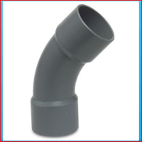 PVC elbow 160mm 45 ° 12.5bar