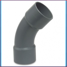 PVC elbow 200mm 45 ° 12.5bar