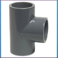 PVC T connector 20mm 90 ° 16bar