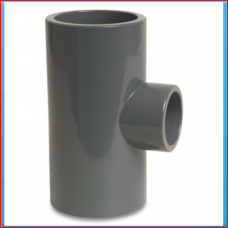 PVC T connector 125x110x125mm 90 °