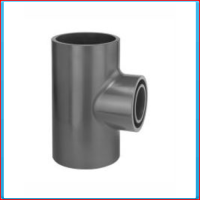 PVC T connector 160x90x160mm 90 °