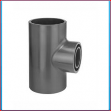PVC T connector 160x90x160mm 90 °