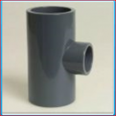 PVC T connector 160x110x160mm 90 °