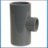 PVC T connector 160x125x160mm 90 °