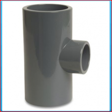 PVC T connector 160x125x160mm 90 °