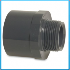 PVC glue / thread 50 / 40mm x 3/4 "male
