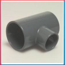 PVC T connector 50 x 32 x 50mm (short model)