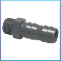 PVC tule 1/3 25mm x 1 "male 10bar