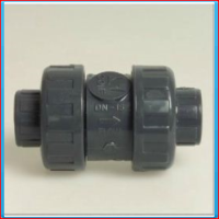PVC non-return valve spring loaded 075mm 10bar, horizontal installation PVC non-return valve spring loaded 075mm 10bar, horizontal installation