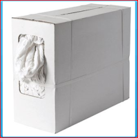 Cloth for cleaning, white box of 5kg Cloth for cleaning, white box of 5kg