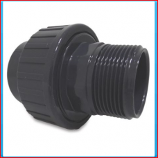 PVC 3/3 coupling 12 x 1/4 "male 10bar