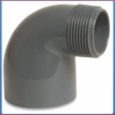 PVC knee 32 x 3/4 "female 10bar