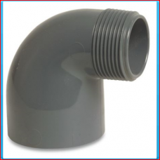 PVC knee 50 x 1.1 / 4 "female 10bar