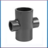 PVC X connector 40x32mm 16bar