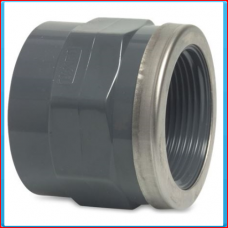 PVC sock glue / thread with SS ring 16 x 3/8 "