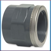 PVC sock glue / thread with SS ring 20 x 1/2 " PVC sock glue / thread with SS ring 20 x 1/2 "