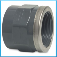 PVC sock glue / thread with SS ring 110 x 4 "