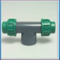 PVC / PE T connector 20x32x20mm <br>