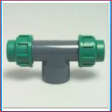 PVC / PE T connector 25x32x25mm