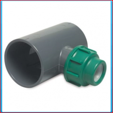 PVC / PE T connector 50x25x50mm