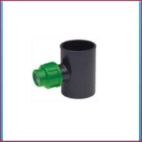 PVC / PE T connector 90x25x90mm