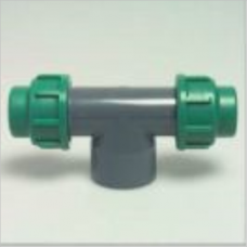 PVC / PE T connector 75x16x75mm