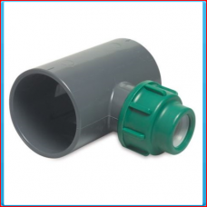 PVC / PE T connector 50x20x50mm