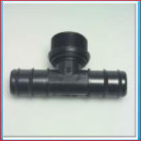 PP T connector 12 x 3/4 "male x 12mm 90 °
