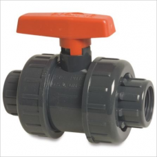 PVC ball valve 1.1 / 4 "BSP FFPExEPDM