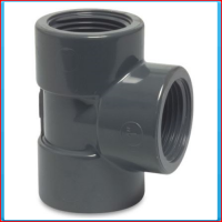 PVC T connector 90 ° 3/8 "fem. Thread 10bar