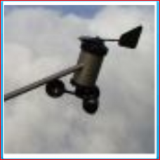 Weather vane for weatherstation (direction and speed)