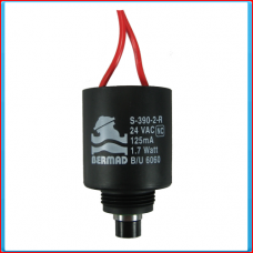 Solenoid S-390-2-R 2w 24VAC wire red NC 1.7 Watt <br> Solenoid S-390-2-R 2w 24VAC wire red NC 1.7 Watt <br>