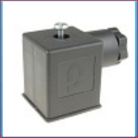Terminal block with clamping contact black M16 IP65