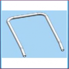Aluminium push handle wide