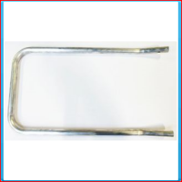 Push brackets U-model, steel galvanized, including locking bolt and nut