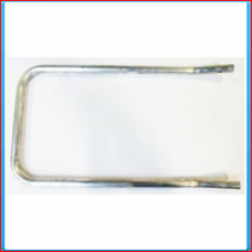 Push brackets U-model, steel galvanized, including locking bolt and nut