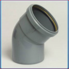 PVC elbow SN4 250mm 45 ° (RSxS)