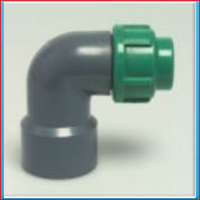 PVC / PE knee 32x25mm 10bar