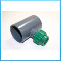 PVC / PE T connector 50x25x50mm