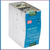 <b>RUS:</b> NDR-240-24 Блок живлення на Din-рейку Mean Well <br>