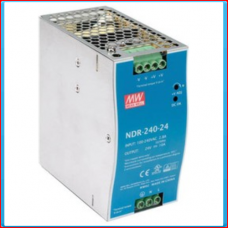 <b>RUS:</b> NDR-240-24 Блок живлення на Din-рейку Mean Well <br>